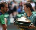 Hurkacz thrashes Medvedev for Halle title; Jabeur wins