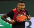 Smitten Kyrgios turns up heat at Indian Wells