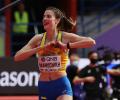 Ukraine's Mahuchikh defies odds to win high jump gold