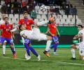 Suarez betters Messi with spectacular goal in WC qualifiers