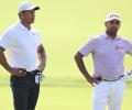 PIX: When Tiger Woods surprised Lahiri with practice invite!