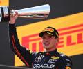 Verstappen takes F1 lead with win in Spain, agony for Leclerc