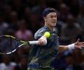 Paris Masters: Rune in semis after Alcaraz retires; Djokovic advances