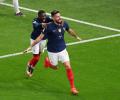 Giroud scores twice, equals Henry's French record