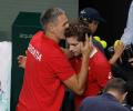 Coric gives Croatia 1-0 lead over Spain up in Davis Cup quarters