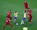 FIFA WC PIX: Brazil silence Serbia in style