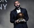 PIX: Real Madrid's Benzema wins 2022 Ballon d'Or award