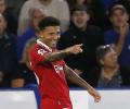 PICS: Sancho earns Manchester United win at Leicester