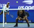 Williams sisters crash out of US Open doubles