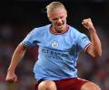 PICS: Haaland hoists Manchester City; Chelsea lose