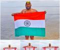 Elvis, Rimo first Indian relay team to cross North Channel