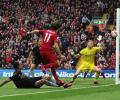 EPL PIX: Late Liverpool goal denies Arsenal victory