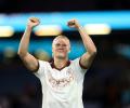 Haaland strikes twice as City triumph over Burnley