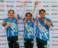 Golden double for India's archers at World Cup