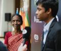 Praggnanandhaa's mom steals the show at World Cup