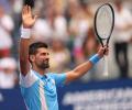 US Open PIX: Djokovic eases into Round 3; Tsitsipas stunned