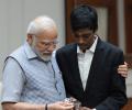 Chess prodigy Praggnanandhaa's exclusive meet with Modi