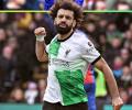 EPL PIX: Salah achieves milestone as Liverpool go top