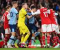 EPL PIX: Arsenal, Chelsea held: Leicester thrash Spurs