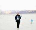 PIX: Ladakh's Frozen Lake Marathon sets new Guinness record