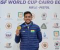 Aishwary Pratap Singh clinches gold in Cairo