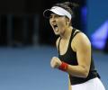 Andreescu battles to comeback win over Muguruza in Adelaide