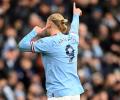 EPL PIX: Haaland's hat-trick powers City to win