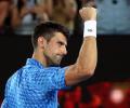 Aus Open PIX: Djokovic storms into quarters; Rublev survives scare