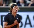 On court of pain, Zverev rediscovers his joie de vivre in Paris