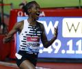 Shocked Kipyegon breaks 5,000m world record