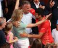 Djokovic grateful for 'tennis mother' and 'tennis father'