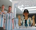 PIX! 'Every game is precious' Messi superfan joins scores of giddy fans