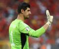 Why will Courtois not travel with Belgium?