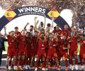 Spain beat Croatia to lift Nations League title