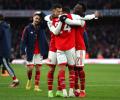 PIX! Arsenal survive massive scare