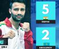 World C'ships: Deepak stuns Olympic medallist to enter pre-quarterfinals