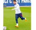 Messi returns to training after serving suspension