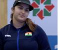 Shooter Rhythm breaks world record but misses medal