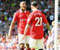 EPL PIX: Man United see off Wolves; Spurs lose