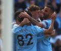 Manchester City celebrate Premier League title with win over Chelsea