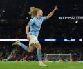 Brilliant Haaland reason for City's 3rd straight Premier League title