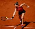 Muchova's motivation shines as she upsets Sakkari at French Open