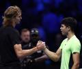 ATP Finals: Zverev stuns Alcaraz, Medvedev tops Rublev