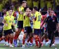 Football PIX: Messi's Argentina lose; Colombia shock Brazil