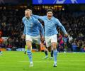 Champions League PIX: City top group; Barca, Dortmund in last 16