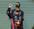 Verstappen takes 50th win with Hamilton, Leclerc excluded