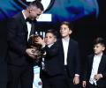 Messi dedicates his eighth Ballon d'Or to Argentina teammates, Maradona