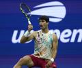 US Open PIX: Error-prone Alcaraz into third round; Murray out