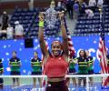 PICS: Gauff rallies to beat Sabalenka and win US Open