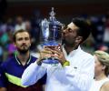 PICS: Djokovic douses Medvedev fire to win US Open